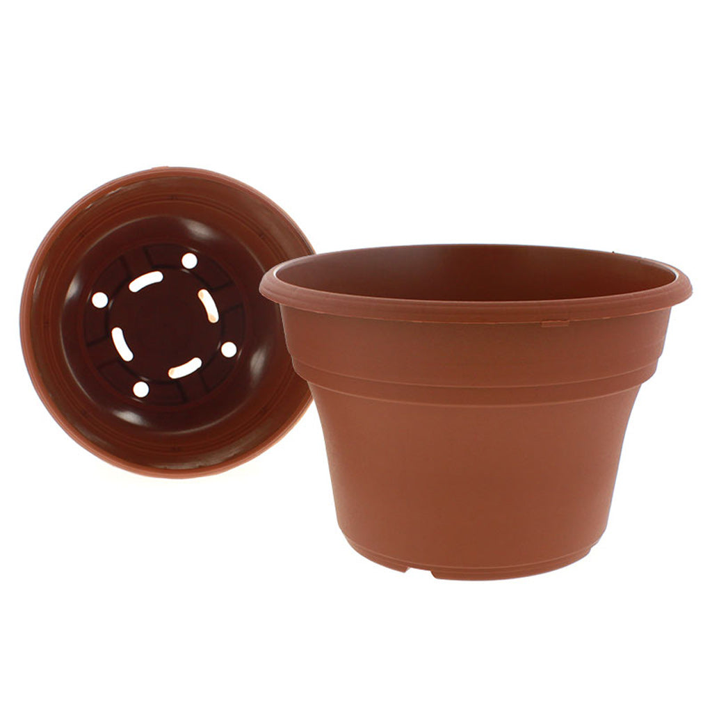 Brown Small Round Plastic Pot, For Planting Purposes, Size: 2-4 Inch