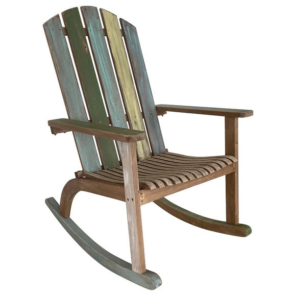 DDI® Rustic Wooden Patio Rocker Chair