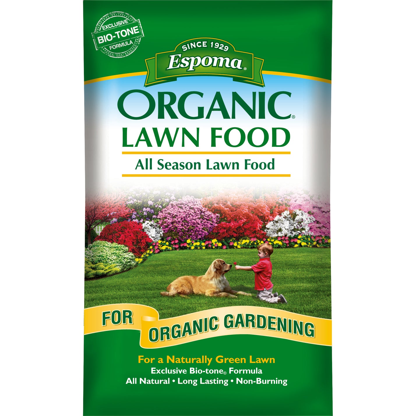 Espoma® Organic All Season Lawn Food 9-0-0 - Greenhouse Megastore