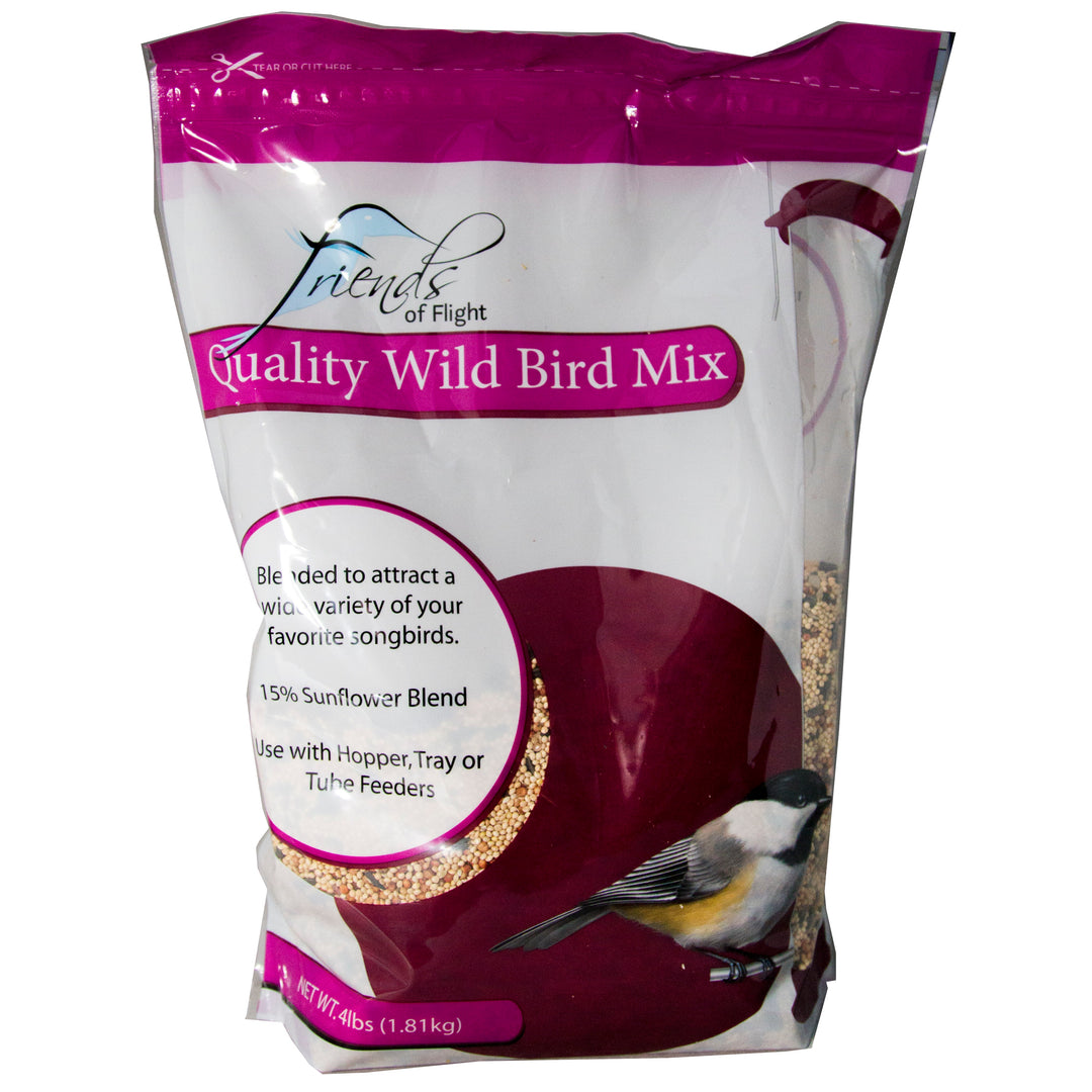 Friends of Flight® Quality Wild Bird Blend Seed 4 lb.