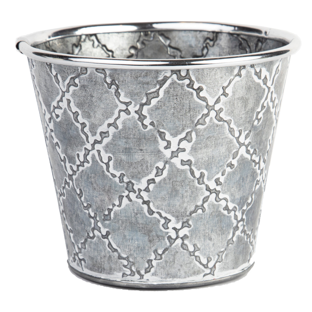 Gardener Select® Embossed Zinc Planters