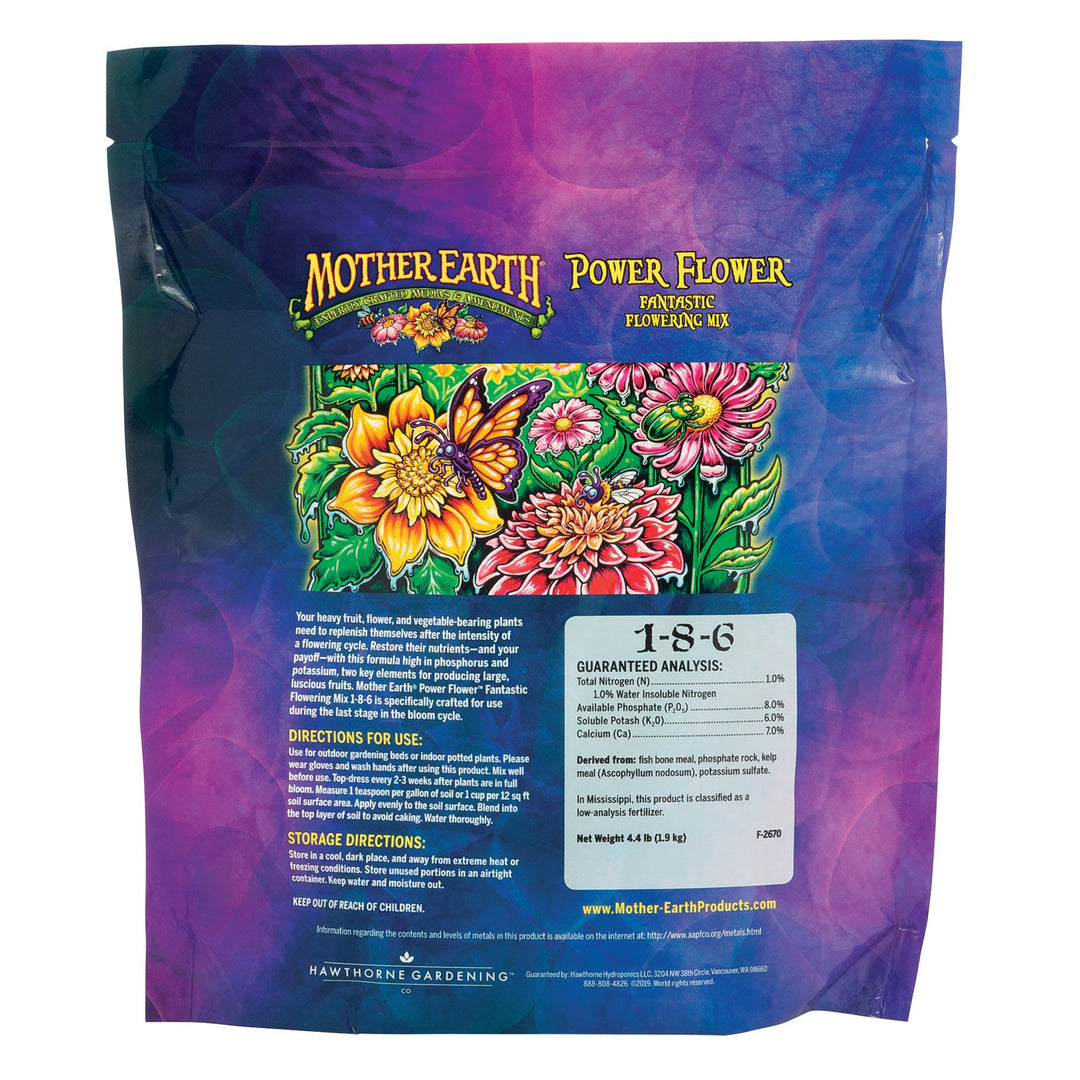 Mother Earth® Power Flower™ Fantastic Flowering Mix 1-8-6