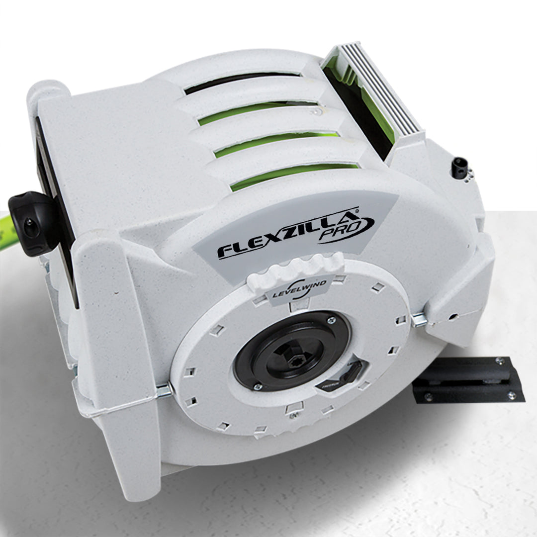 Flexzilla® Pro Retractable Water Hose Reel with Levelwind™ Technology