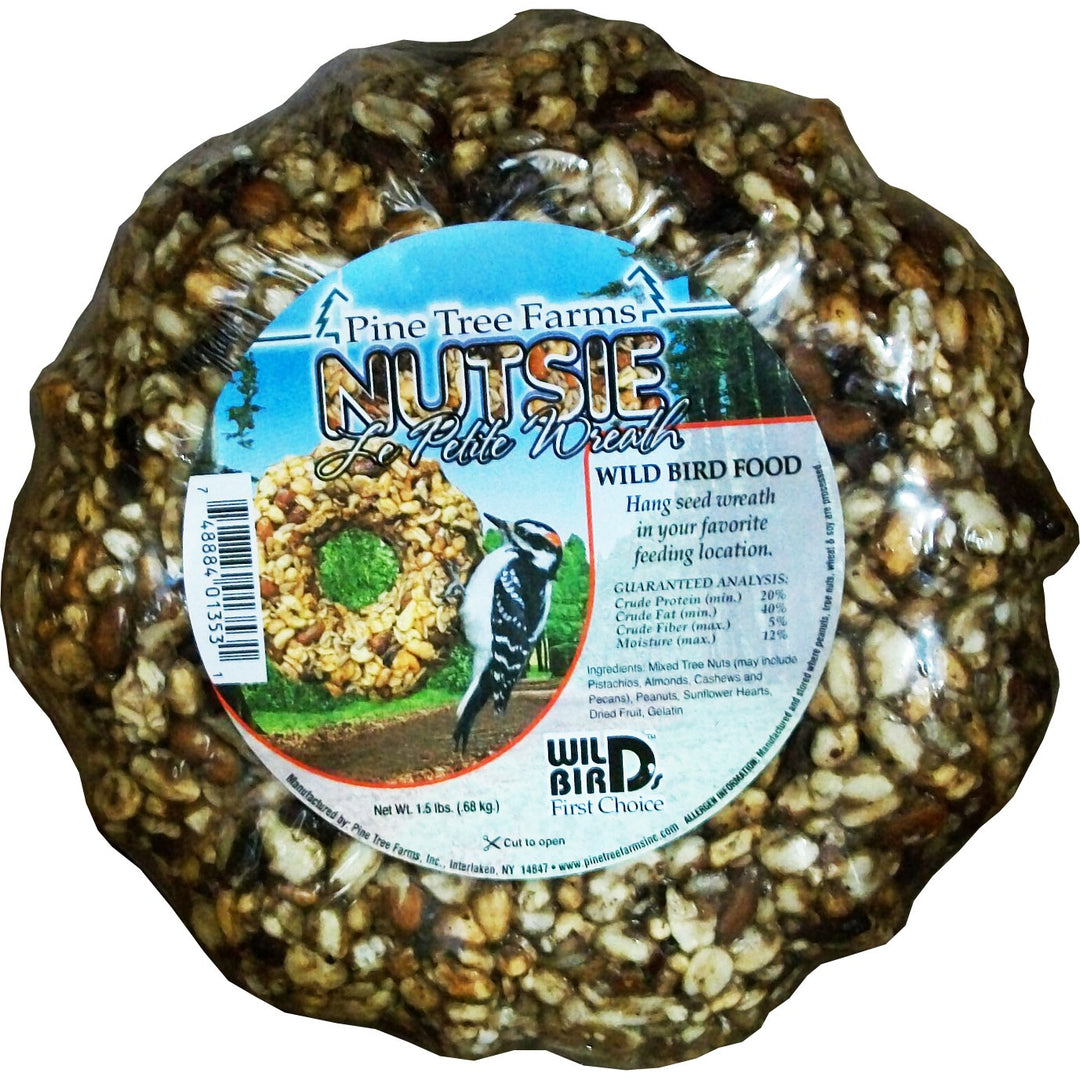 Pine Tree Farms® Le Petit Nutsie Wreath for wild birds