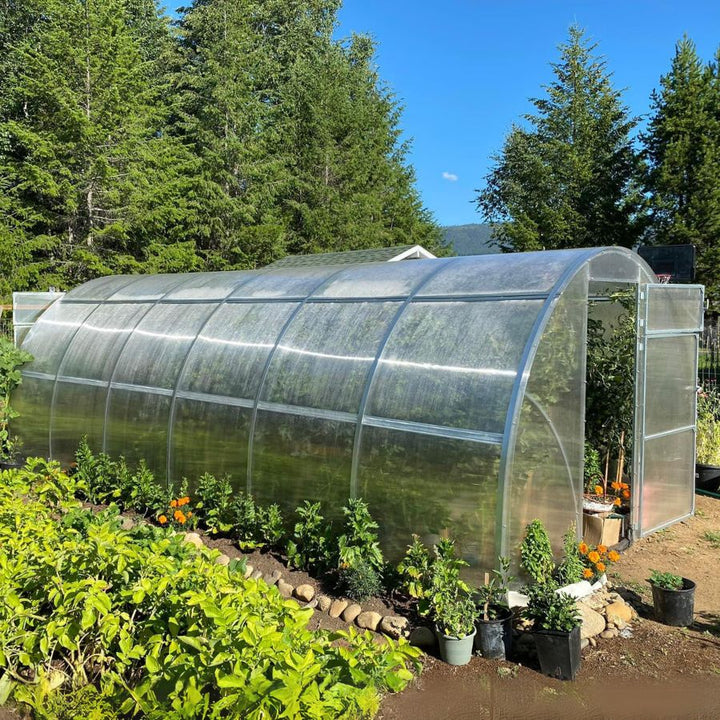 Sigma DIY Greenhouse Kit 10 x 20 ft. with 6mm Double-Wall Polycarbonate Panels and Galvanized Steel Frame