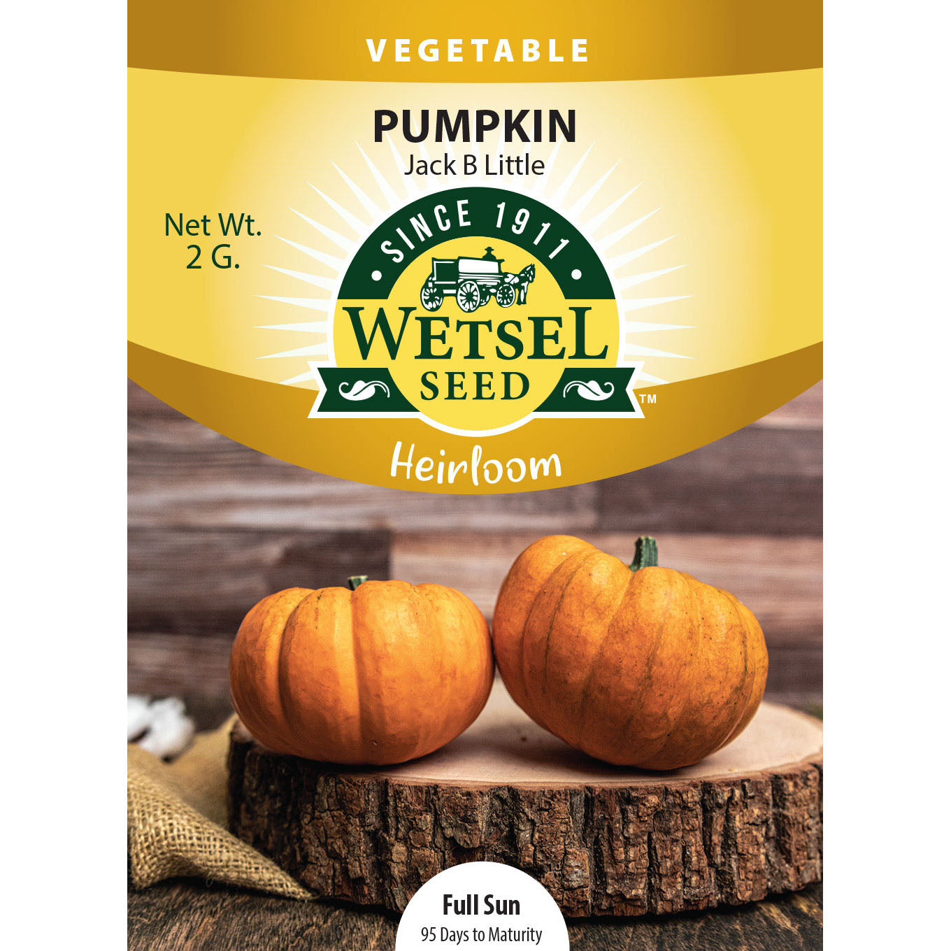 Wetsel Seed™ Heirloom Pumpkin Jack B Little Seed – Greenhouse Megastore