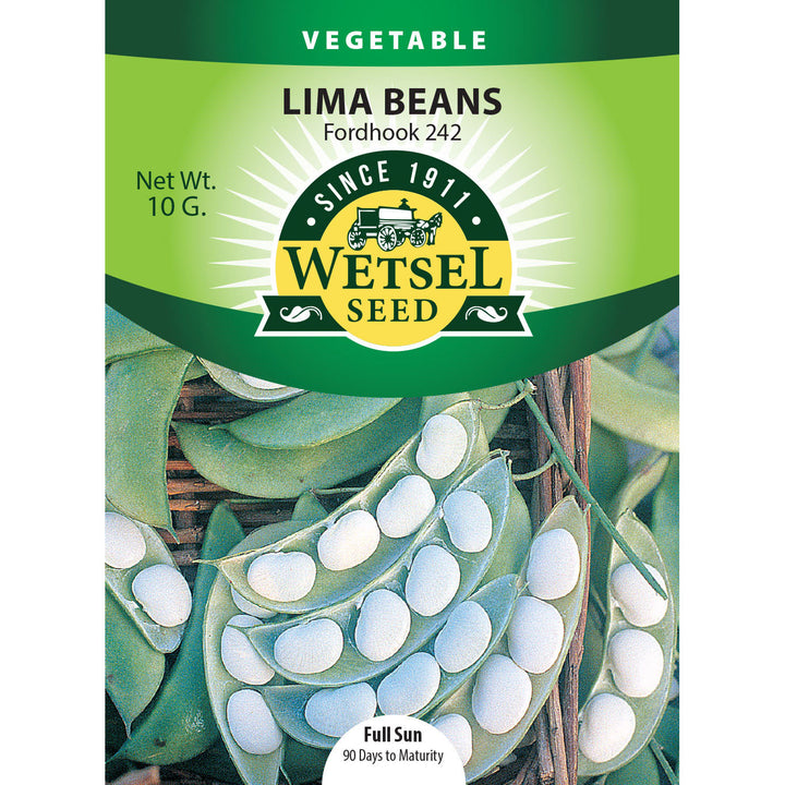 Wetsel Seed™ Bean Lima Fordhook 242 Seed