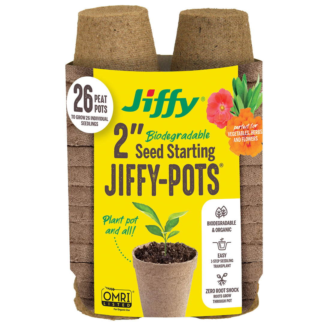 Jiffy Pots 5 Round - 6 Pack