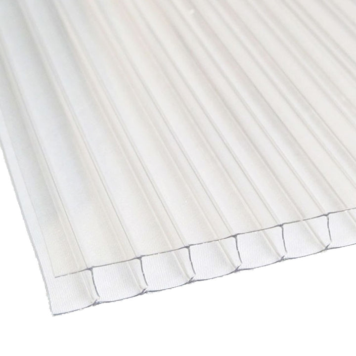 10mm Clear Twinwall Polycarbonate Panel – Greenhouse Megastore